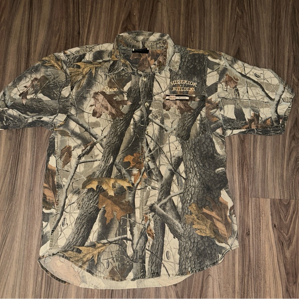 Winchester Supreme Button Down Camoretro Embroidered Steve Shirt